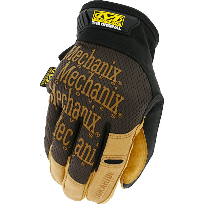 Перчатки MECHANIX WORK LEATHER ORIGINAL BROWN, размер S LMG-75-008